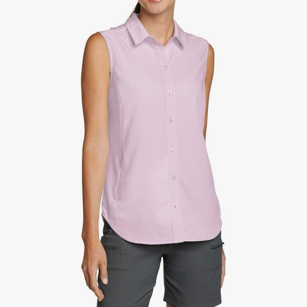 Eddie Bauer Womens Lightweight Sleeveless Tech Shirt Size: XL